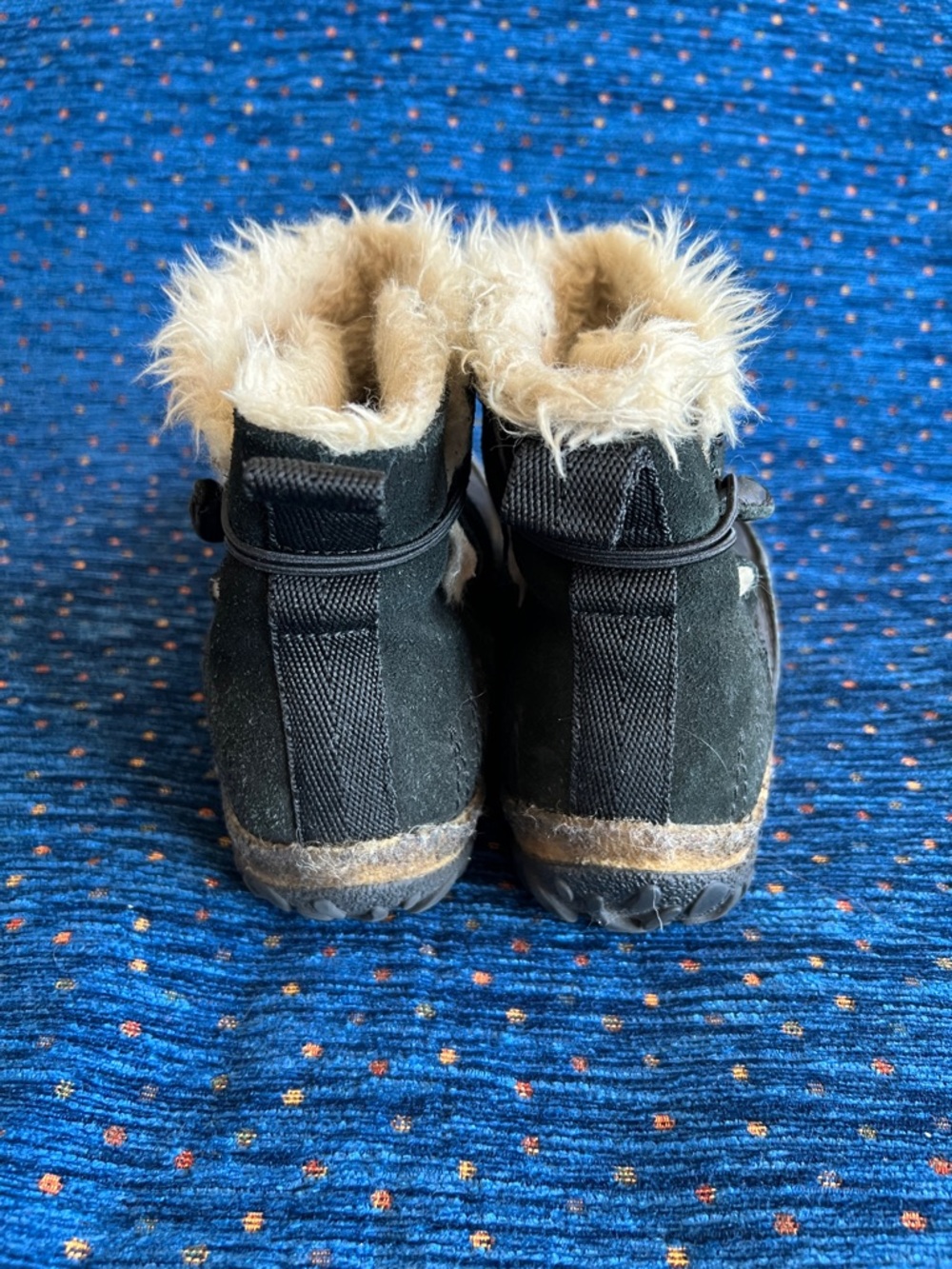 Merrell “Tremblant” low winter boots w/ faux-fur size 8.5, leather & suede - Picture 3 of 9